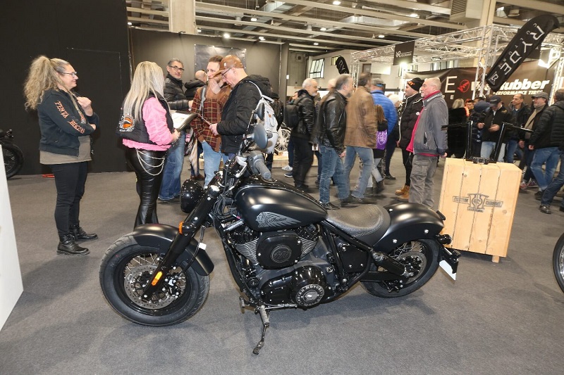 Indian Chief at the Custom Chrome Europe Booth