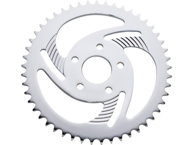 Swept Rear Sprocket Chrome 