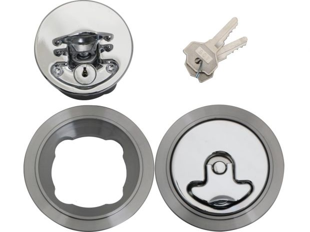 Aircraft Style Gas Cap Set vented/non-vented Gas Cap Kit Locking Gas Cap Kit with Vented and Non-Vented Cap 