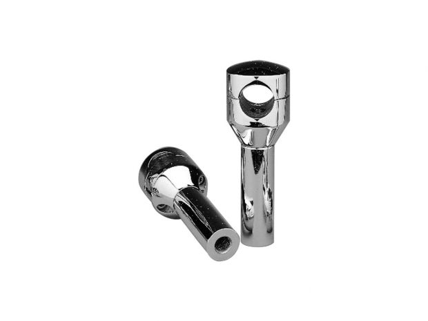 Steel Dome Head 3 Risers Chrome 1" 