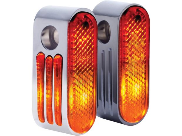 Amber Replacement Lens for Doss Marker Light Turn Signal Lens 