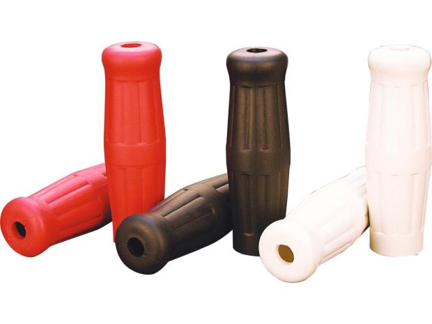 Vintage Grips Black 1" Throttle By Wire Throttle Cables 