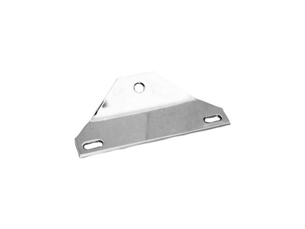 Bottom Mount Headlight Bracket Chrome 