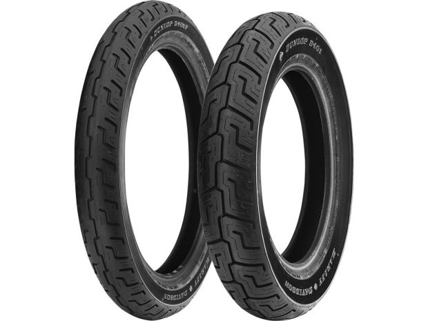 D401 Elite Tire 130/90 B-16 73H TL Black Wall 