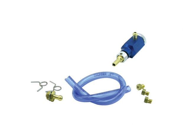 Thunder Jet Carburetor, Blue Anodized 
