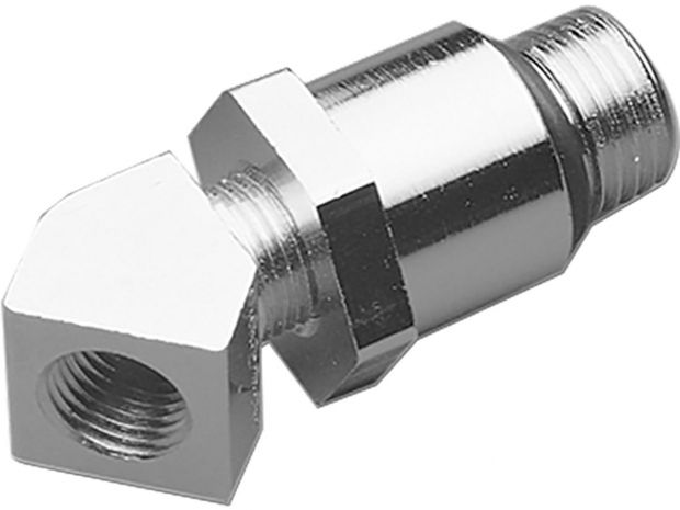 Oil Pressure Gauge Fitting Chrome 