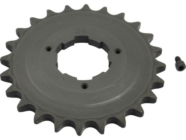 Heavy-Duty, 24 Teeth Transmission Sprocket Chrome 