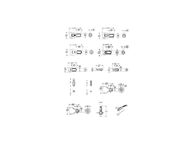 BULB-REPLACEMENT Bulb Double Contact Bayonet, class: S-8, 12V, 23/8W 