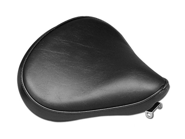 Large Smooth Spring Solo Seat Black Vinyl 