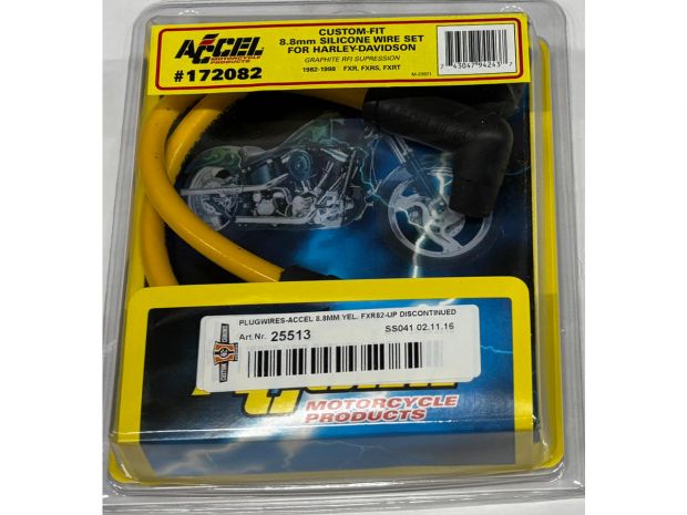 PLUGWIRES-ACCEL 8.8MM YEL. FXR82-UP 