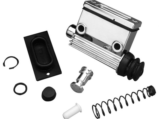 Kelsey-Hayes Style Brake Master Cylinder, 3/4" Bore, Chrome Kelsey-Hayes Master Cylinder 