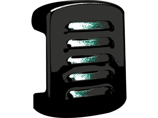 Louvered Ignition Coil Cover Chrome 