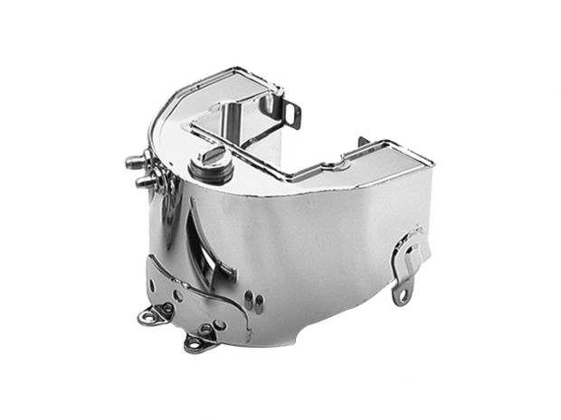 OEM-Style Center-fill Oil Tank for Rigid Frames Chrome 