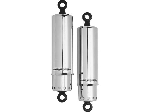 412 Series Covered 11" Twin Shocks Chrome 11" 