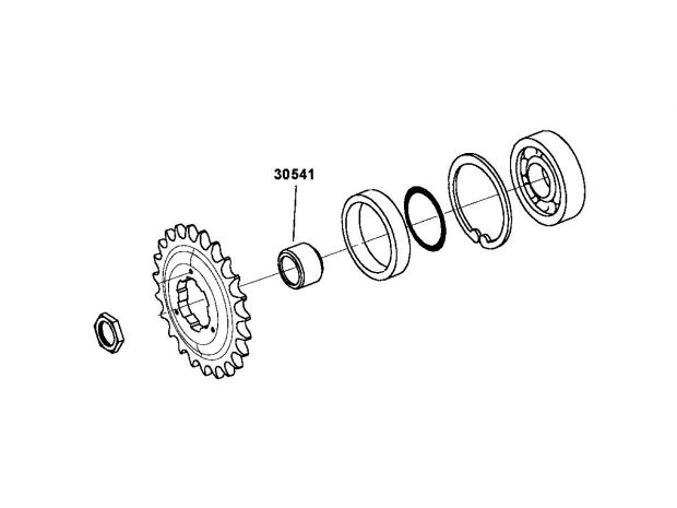 5-Speed Transmission Sprocket Spacer 