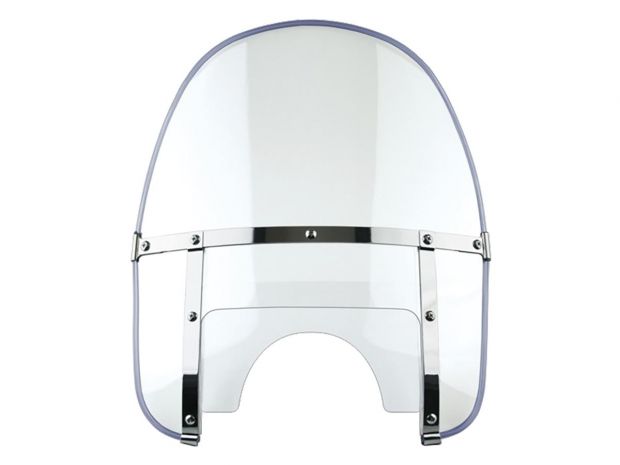 Beaded Heavy Duty Windshield Height: 21,25", Width: 22,5", Clear Screen with clear Lower Screen Clear 