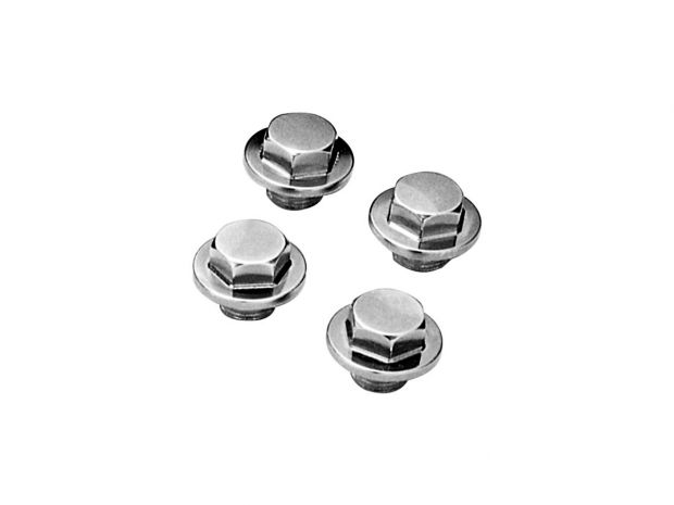 Rocker Arm Shaft Plug Set Chrome 