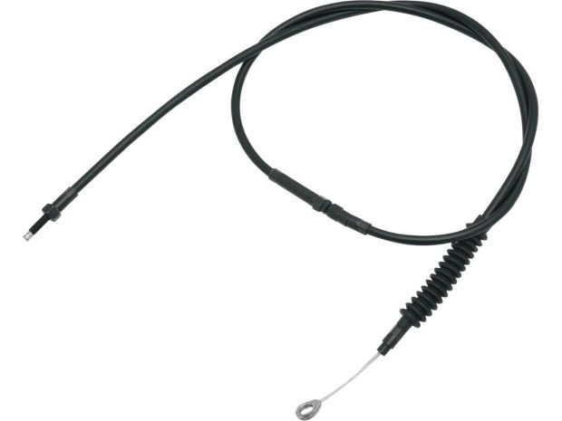 Blackout Longitudinally Wound (LW) Clutch Cable +6 Black Vinyl All Black 64,8" 