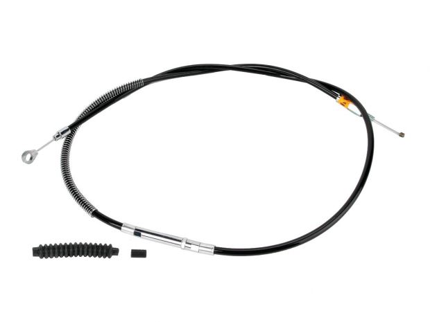 Black Vinyl Longitudinally Wound (LW) Clutch Cable Standard Black Vinyl 57,1" 