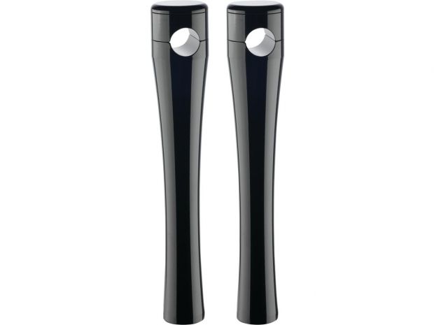 Smooth 6 Risers Black Powder Coated 