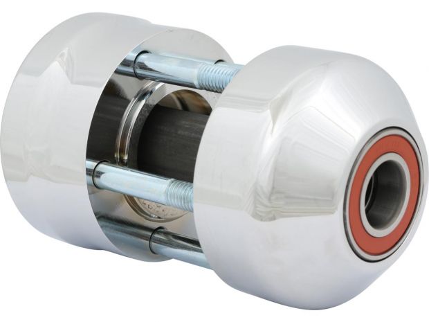 Single Rotor Front Wheel Hub Chrome Non-ABS Single Flange 