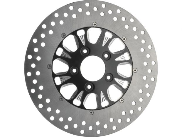 Supercharger 2-Piece Brake Rotor Black Right 