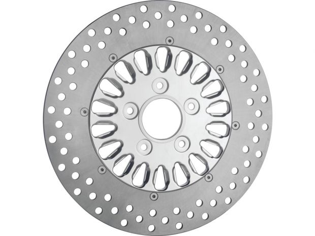 Nitro-18 2-Piece Brake Rotor Black Stainless Steel 11,8" Rear 