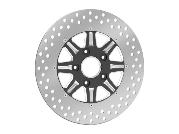 Velocity 2-Piece Brake Rotor Black Stainless Steel 11,5" Front 