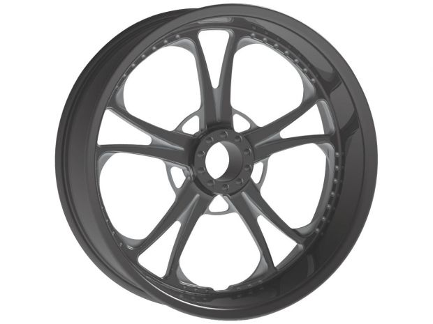 T-5 Billet Wheels Midnight Series 21" 3,50" 