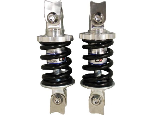 4,5" Adjustable Solo Seat Spring Shocks With weld on tabs 