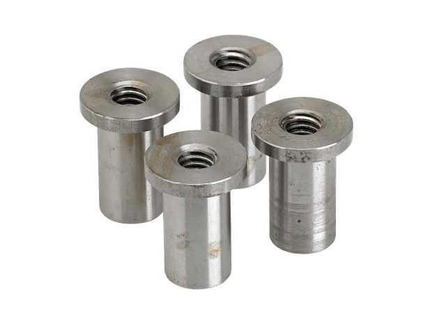 Slim Tophat Blind Threaded Steel Bung 