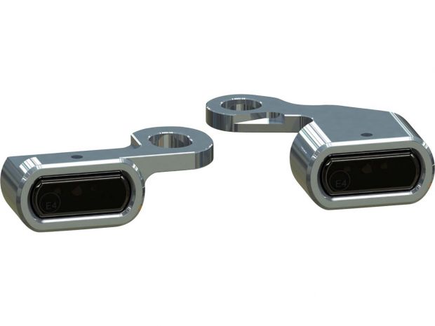 Stripe LED Turn Signal Aluminium Polished Light Smoke LED 