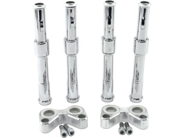 Pushrod Cover Kit Chrome 