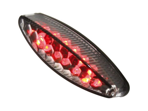 Little Number 1 Mini LED Taillight Height(mm): 23 , Width(mm): 81 , Depth(mm): 29, With license plate light, elliptical shape LED 