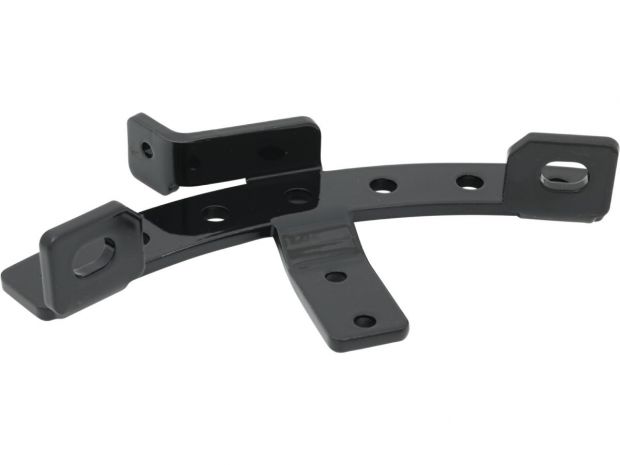 Coil And Ignition Key Relocation Kit Cylinder Bracket with Coil and Ignition Key Relocation Kit Black Powder Coated 