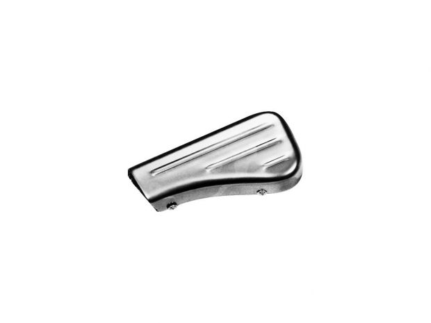 Breather Snoot Ribbed Carburetor Cover Chrome 