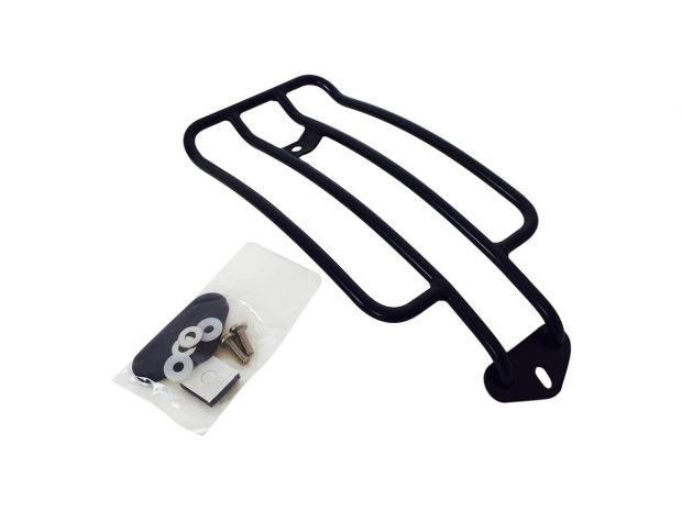 6" Solo Luggage Rack Black Satin 