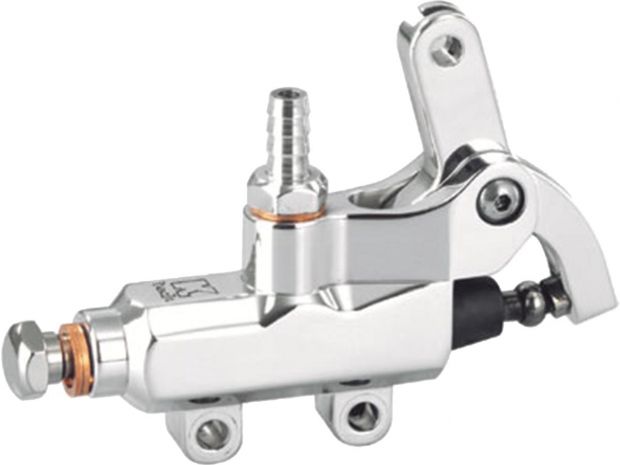 Wire Operated Master Cylinder Without oil reservoir Aluminium Polished 14 mm Cable Clutch Cable_Brake 