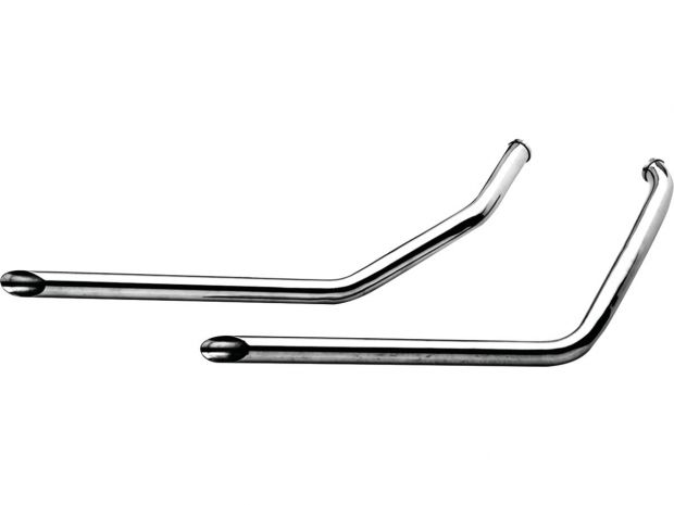 Slash Cut Drag Pipes for Dyna Models Chrome 1,75" 