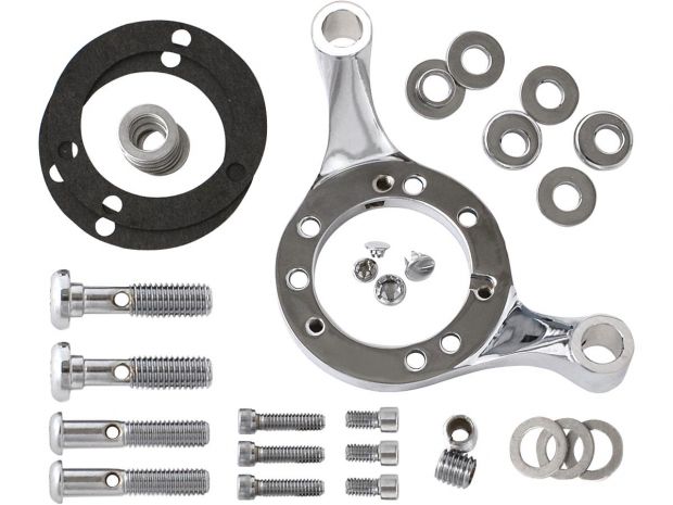 Breather Bracket Chrome 