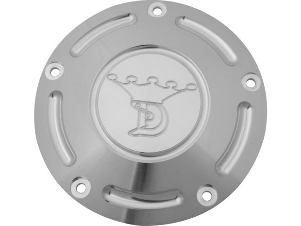 Crown Logo Derby Cover 5-hole Polished 