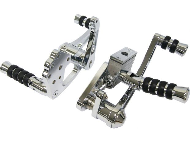 CCE Billet Forward Control Kit Chrome 3/4" 