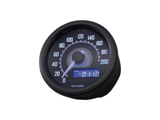 Velona60 Speedometer Black Stainless Steel 