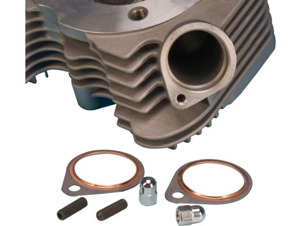 Exhaust Mounting Gasket Kit Paper Backed Gasket with Firering and Acorn Nuts Kit 1 