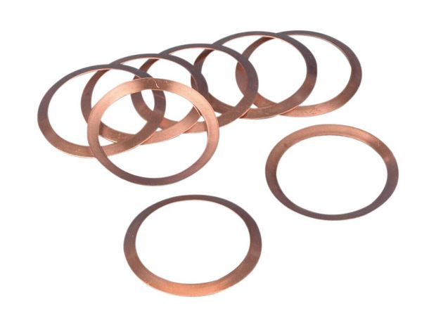 Beveled Copper Washer Exhaust Gaskets Pack of 10 Pack 10 