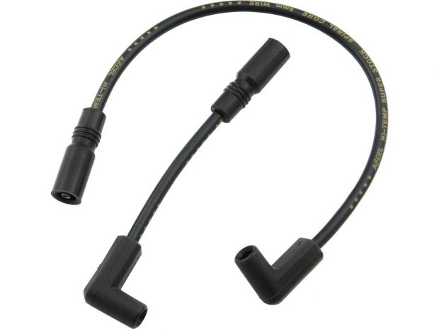 8 mm Custom Spark Plug Wires Black 