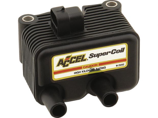 Super Coil Ignition Coil Black 5 Ohm Dual Fire 