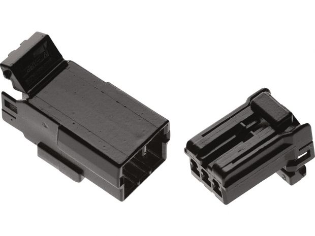 AMP Multilock Connector Housing 3-Wire Cap Black 