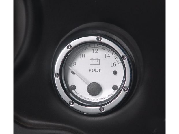 Custom Gauge Bezel Dimpled Chrome 