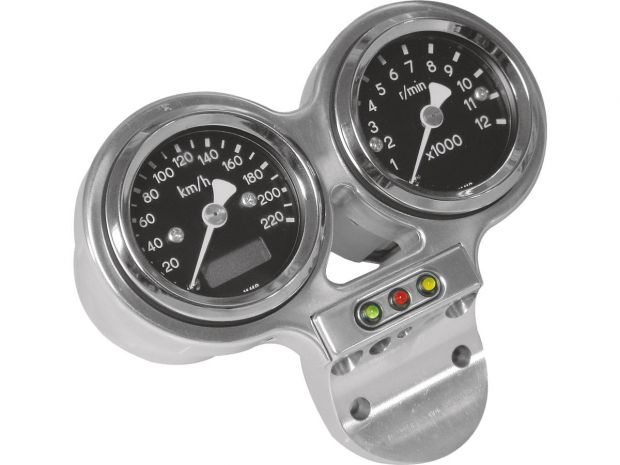 Double Gauge Bracket Black Powder Coated 